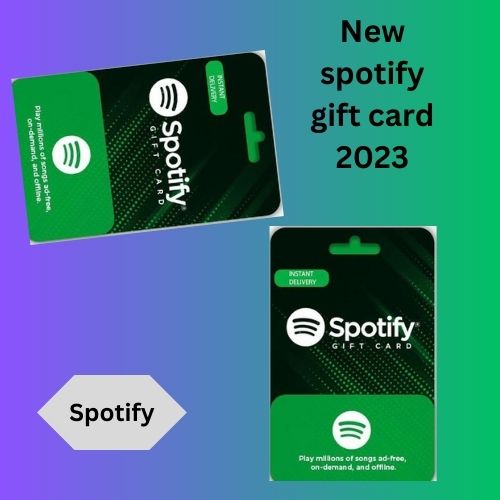 New  Spotify Gift card 2023